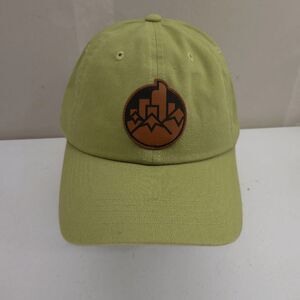 denver downtown  logo atonal headwear hat 100% Cotton Green Strap Back New No Ta